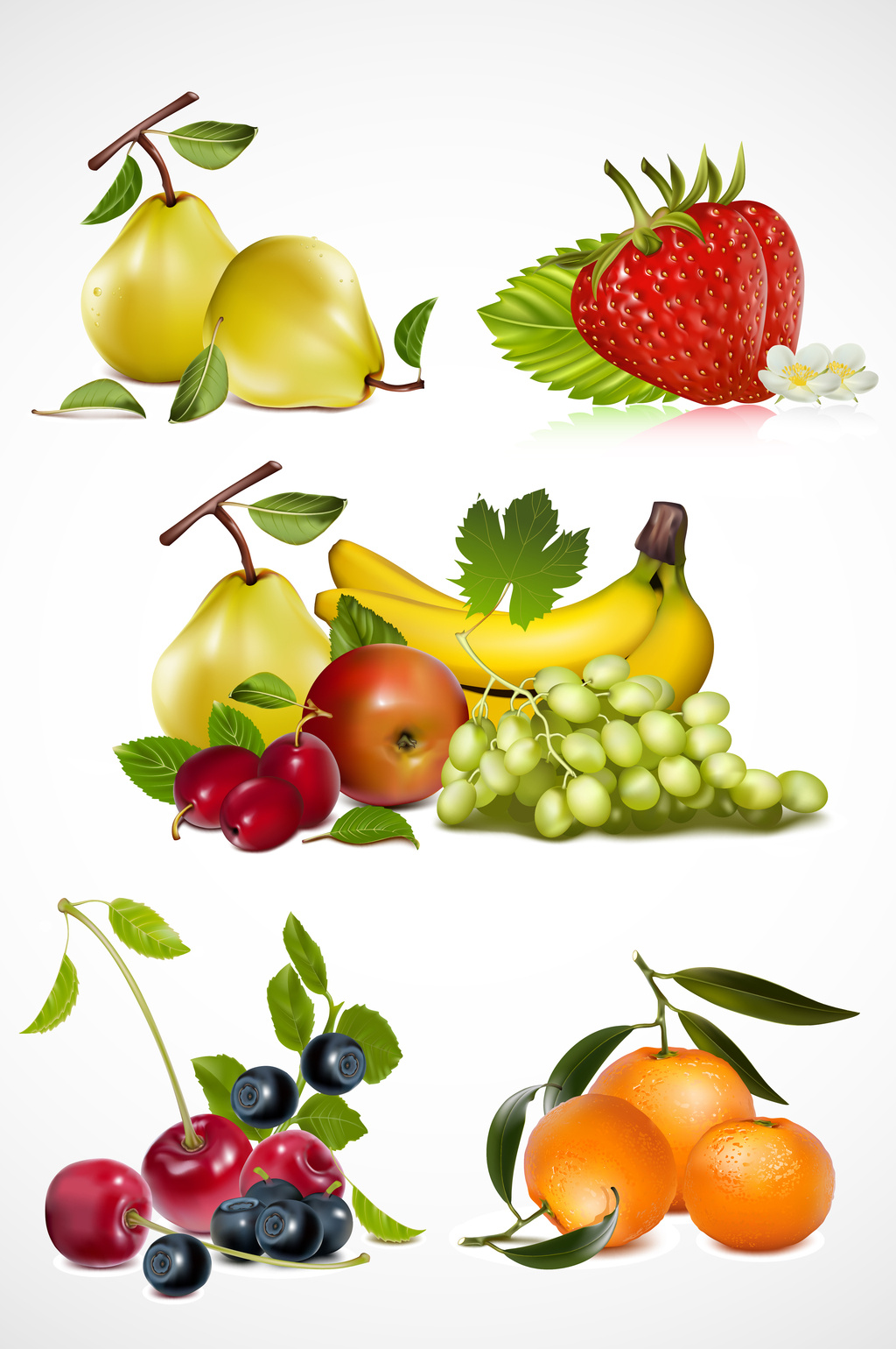 包图 广告设计 不规则图形 > 水果矢量图标         2.