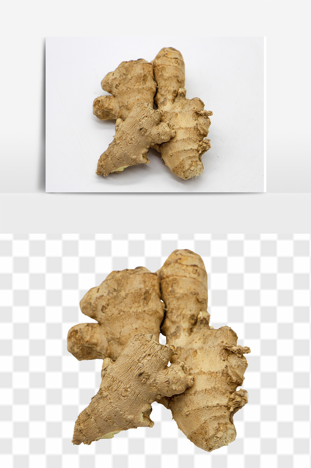 实物实拍免抠生姜素材