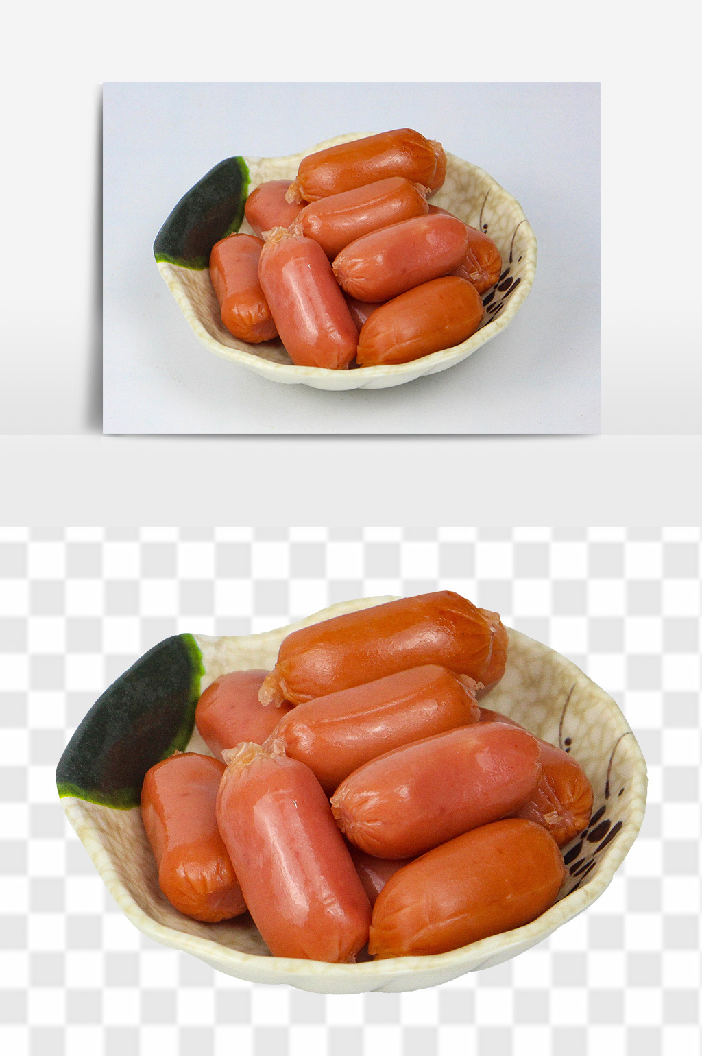 美味的小香肠免抠元素