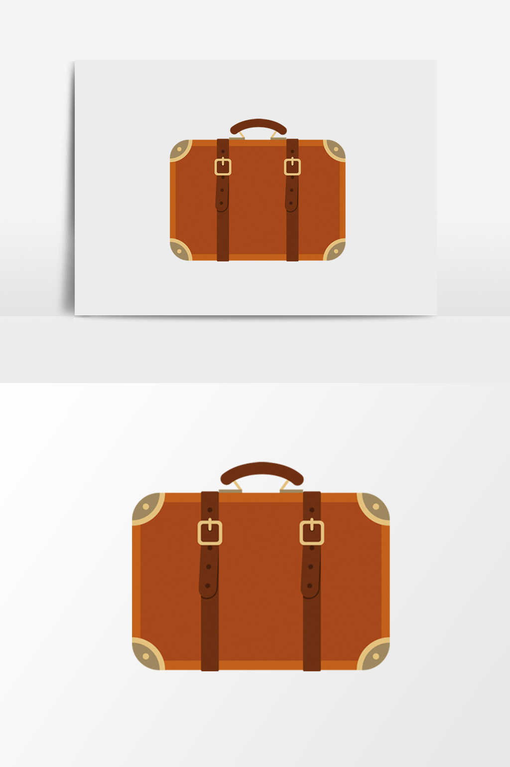 卡通手绘复古旅行箱素材模板免费下载 _插画图片设计素材_【包图网】