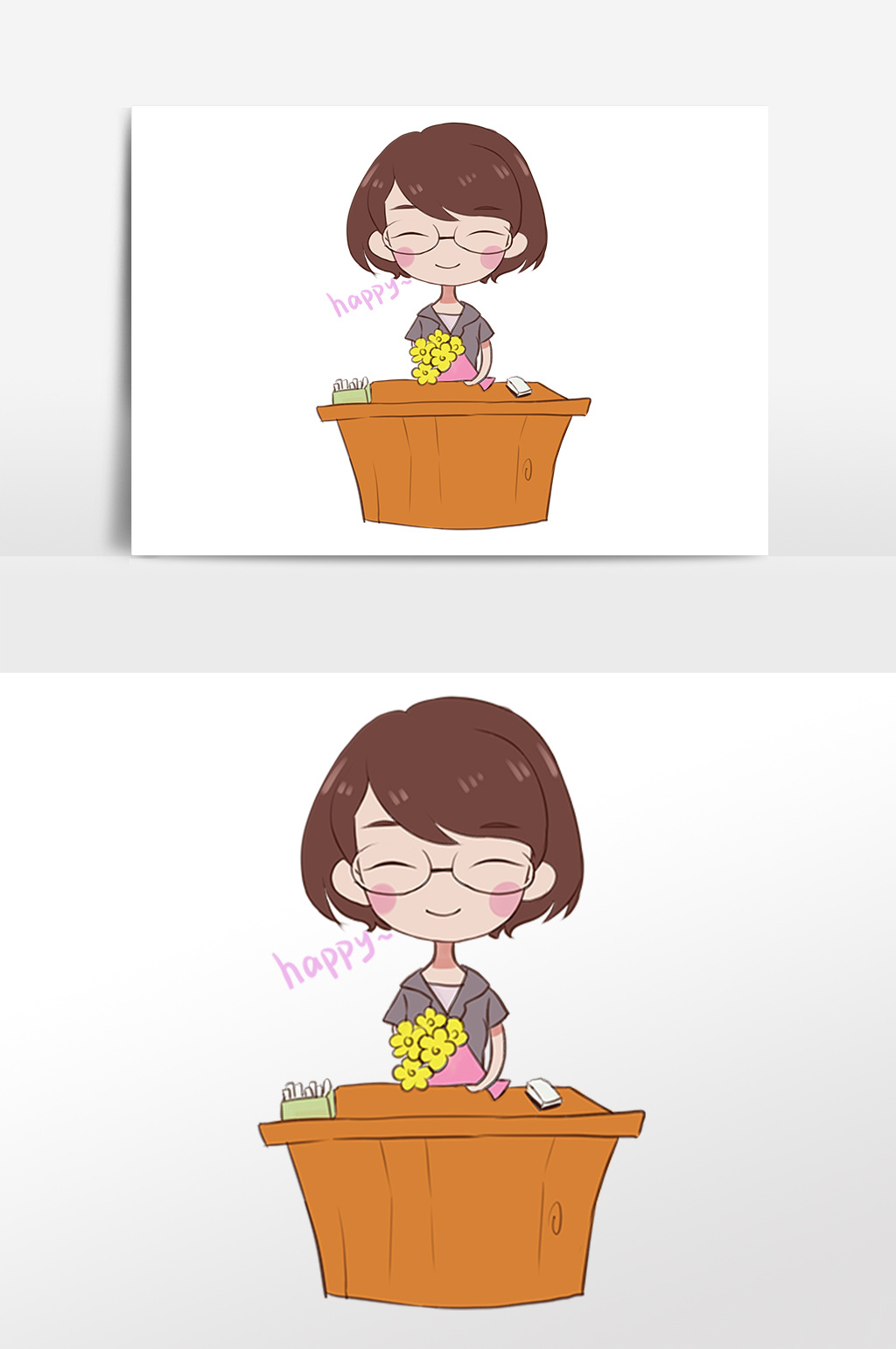 39:57 肖像权人物画像及字体仅供参考 包图网提供精美好看的教师节女