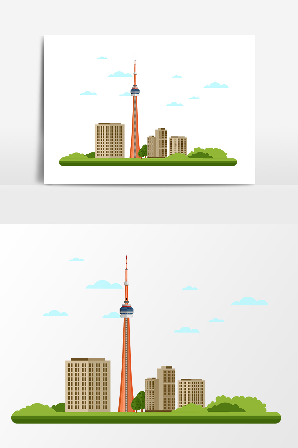 包图 广告设计 元素 > 上海城市标志东方明珠建筑矢量素材 上传时间