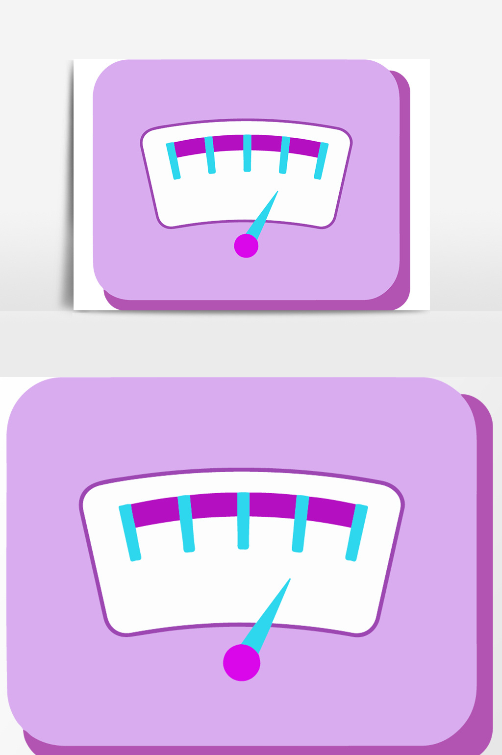 卡通體重秤設計元素