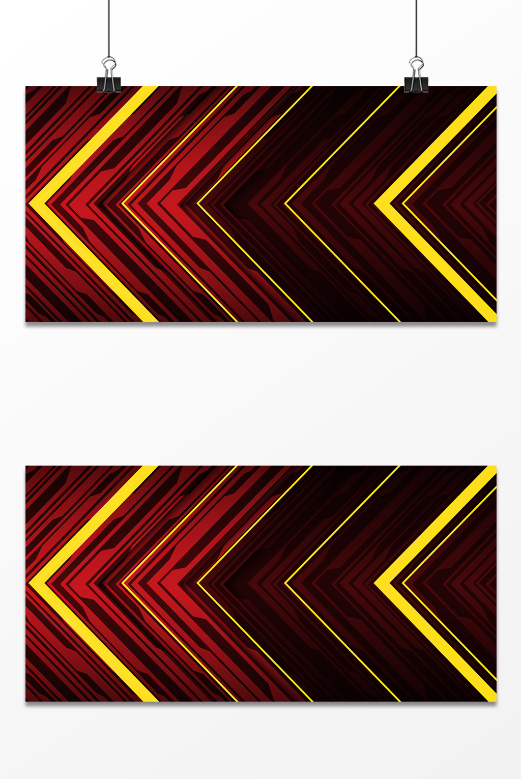 商务科技风暖色线条立体渐变背景