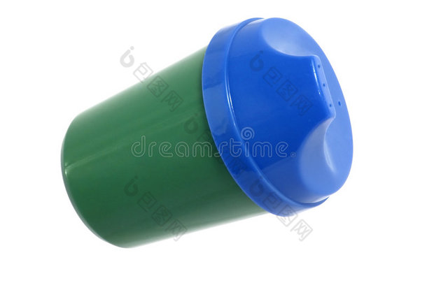 家居用品：蓝绿幼儿杯