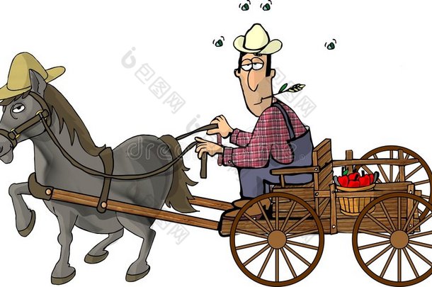 农夫和他的马车