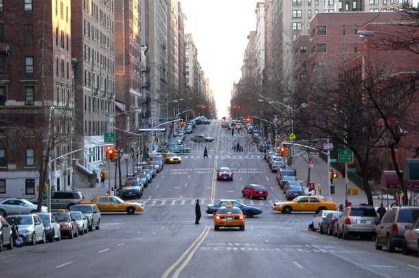 纽约的街景