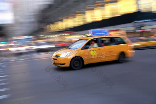 纽约市的出租车小型货车