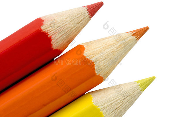 红、橙、<strong>黄铅笔</strong>