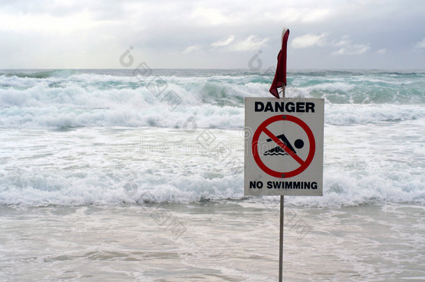 危险！禁止游泳