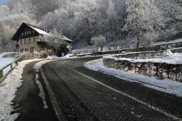 冬季山路