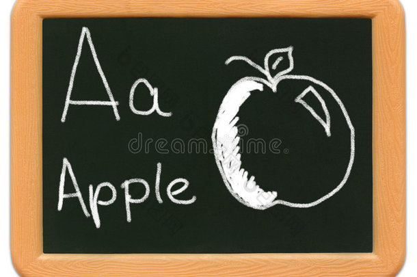 儿童迷你黑板-a代表苹果