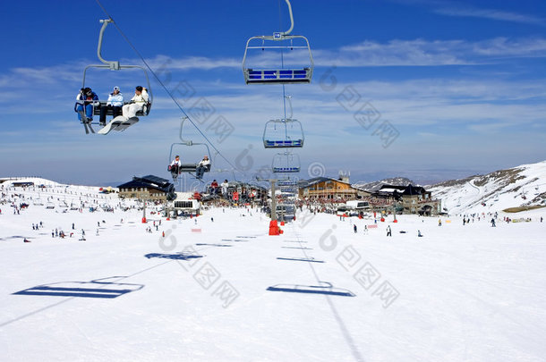 西班牙普拉多拉诺滑雪场滑雪场