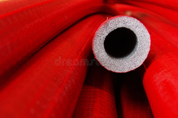 红色塑料管