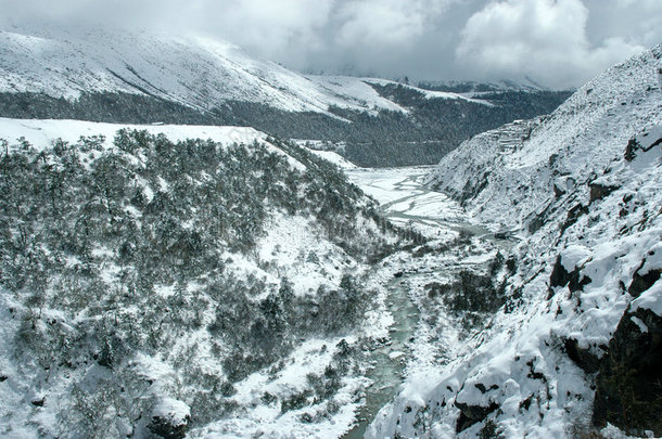 喜马拉雅山喜马拉雅山脉风景攀登登山运动员