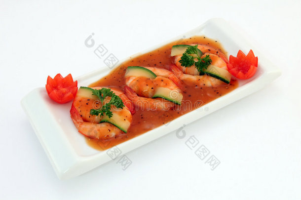 中餐-美食家烤白虎大虾