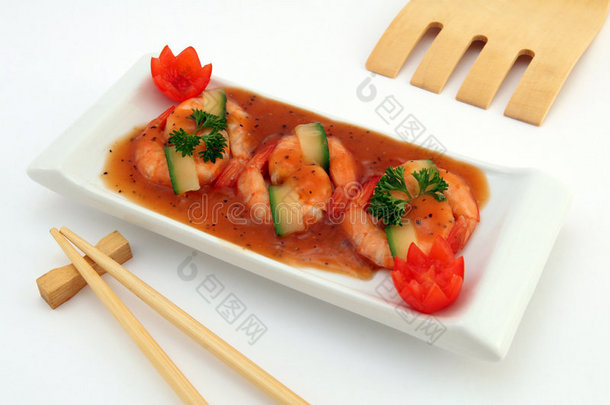 中餐-美食家烤白虎大虾