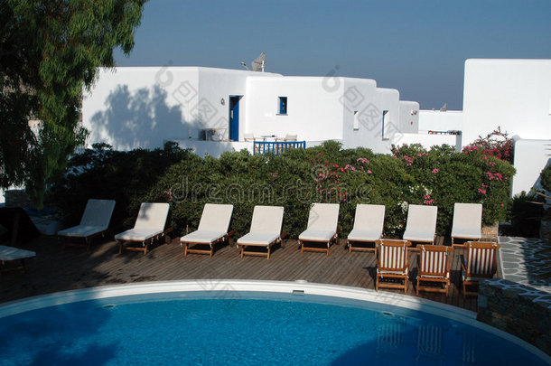 希腊游泳池酒店