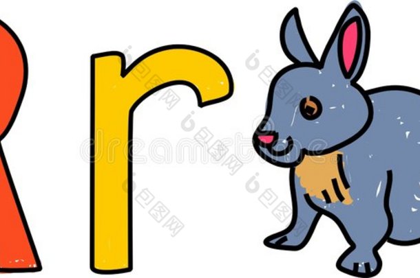 r代表兔子