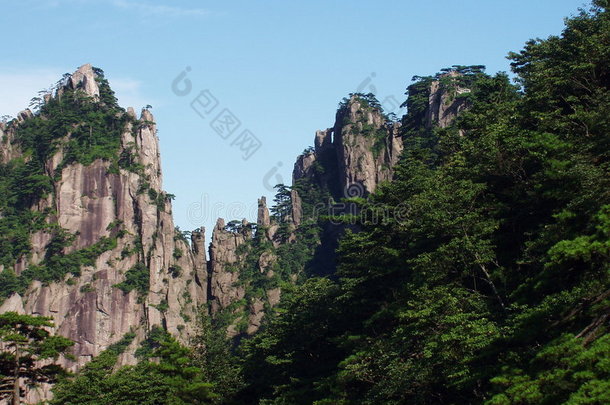 中国黄山风景