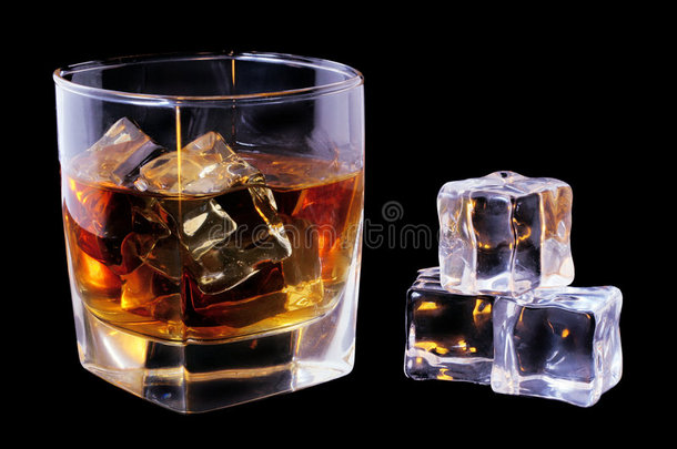 威士忌加冰块