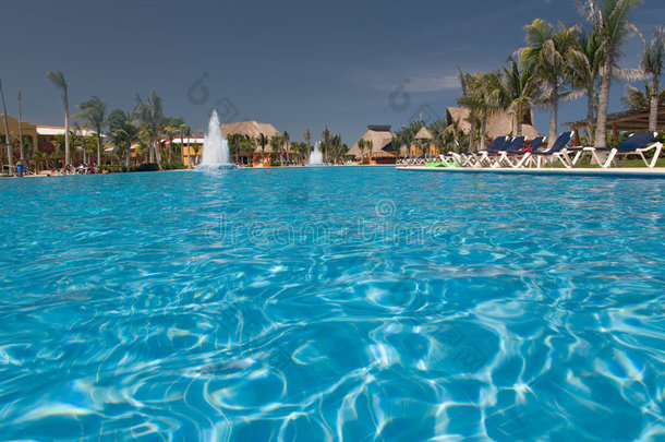 墨西哥泳池水景