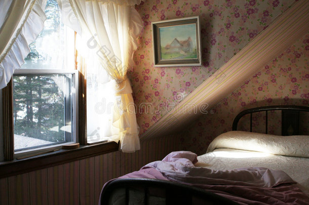 漂亮的粉红色卧室