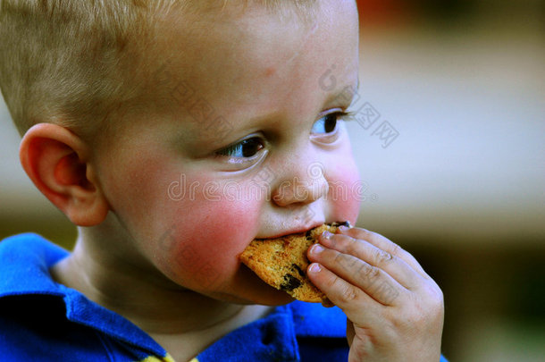 幼儿吃饼干