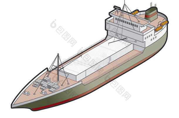 常规船舶图标。设计元素41l