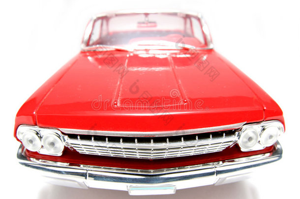 1962年雪佛兰贝莱尔金属鳞片玩具汽车菲什耶正面