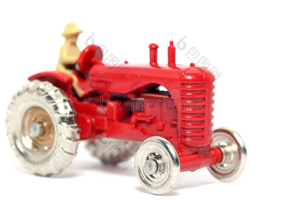 旧玩具车massey harris拖拉机2
