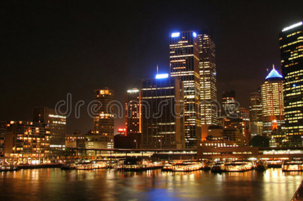 悉尼港夜晚