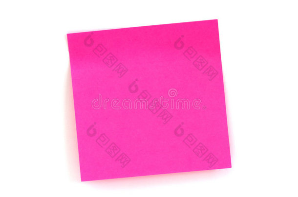 粉红色贴纸