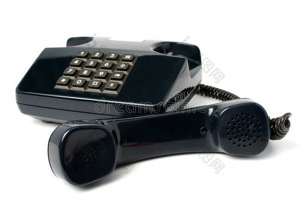 黑色电话机