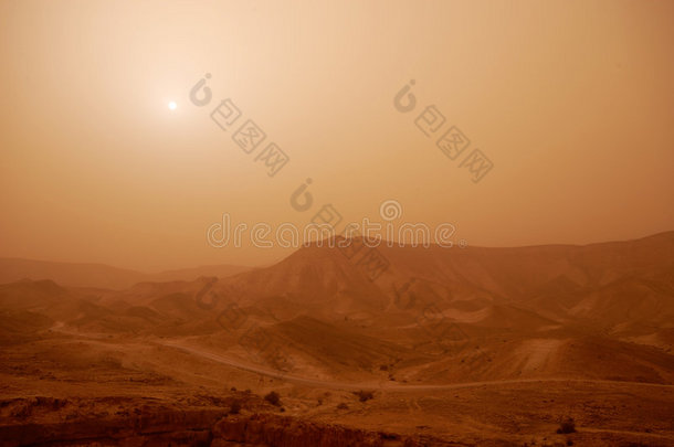 沙漠沙尘暴