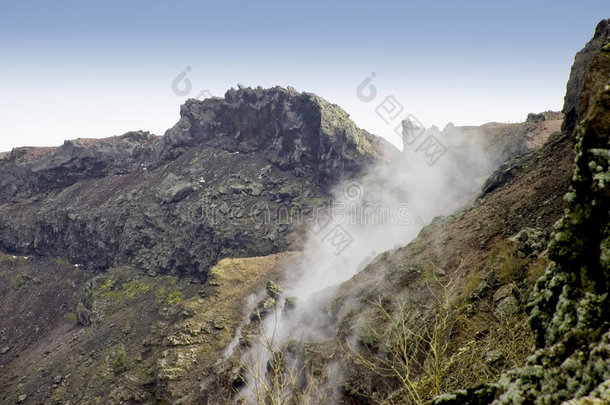 维苏威火山口