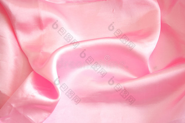 粉色绸缎