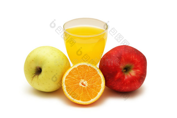 橙汁，橙汁和两杯a