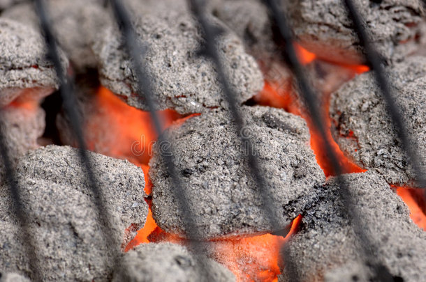 热烤肉炭