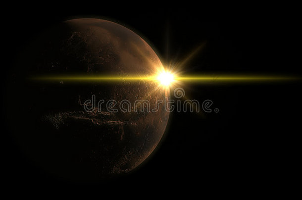 火星和太阳
