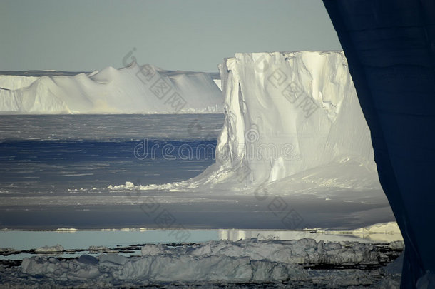 南极冰景