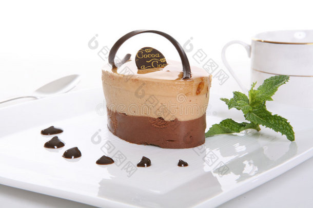 巧克力蛋糕甜点