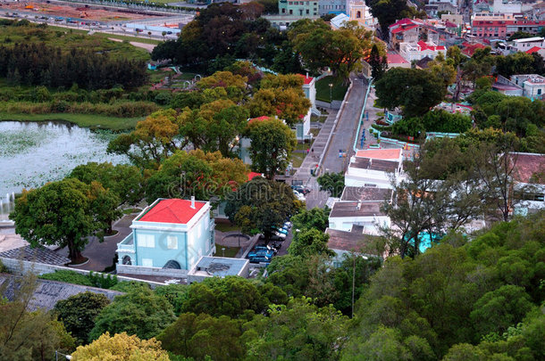 澳门凼仔村景观