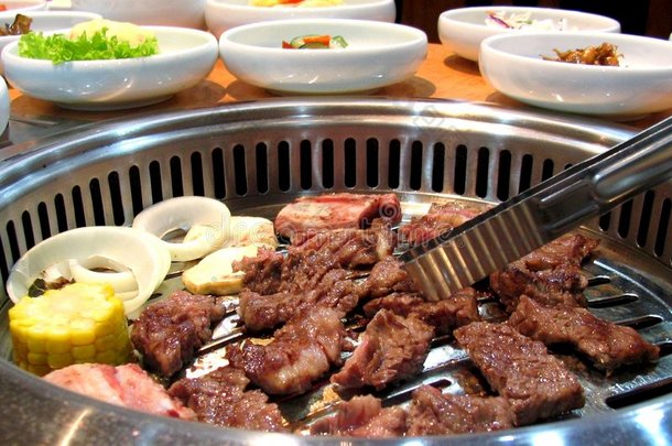 美味的韩国烤肉
