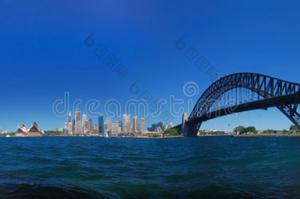 悉尼海港大桥全景