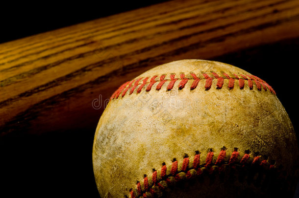 棒球棒和棒球