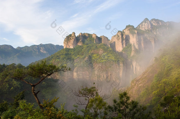 雁荡山蓝天