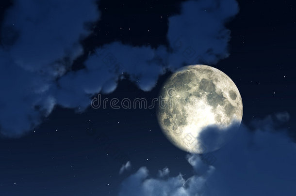 月亮夜空4