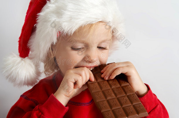 小巧克力圣诞老人