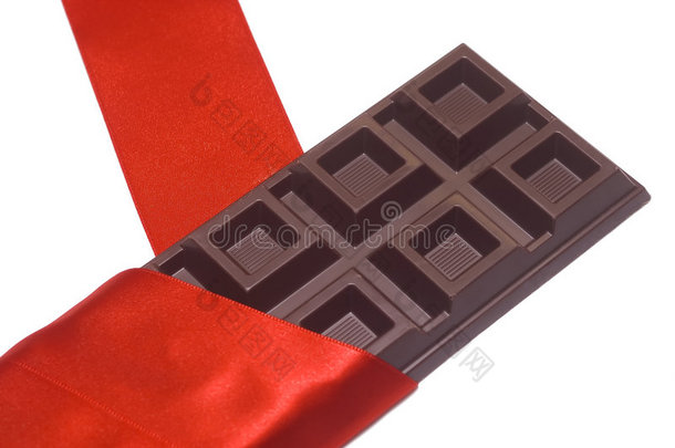 巧克力棒红绸